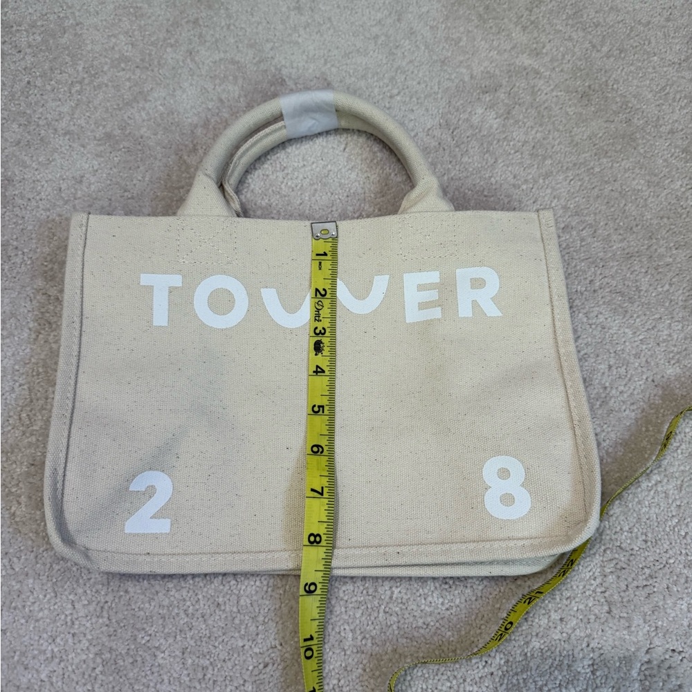 NEW Tower 28 Beige Canvas Tote Bag + mini lip gloss - Picture 6 of 8